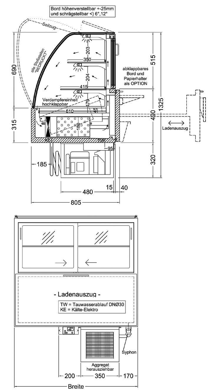 Cake Ake Ideal Kuchenvitrine Cake Ake Ideal KuchenTheke Konditorei- und